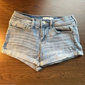 Blue Denim Shorts